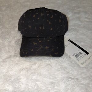 Calia Women's Crossback Ponytail Hat‎ Tortoise Print One Size Tennis NWT